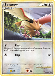 Spearow HS-Unleashed Pokemon Card
