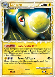 Lanturn HS-Unleashed Pokemon Card