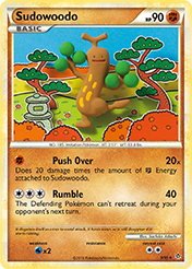 Sudowoodo HS-Unleashed Pokemon Card