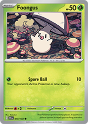 Foongus Journey Together Card List