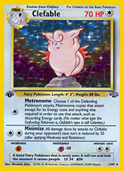 Clefable Jungle Card List