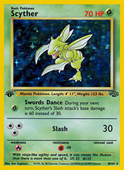 Scyther Jungle Card List