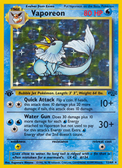 Vaporeon Jungle Card List