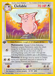 Clefable Jungle Card List