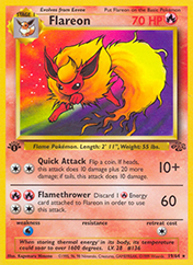 Flareon Jungle Card List