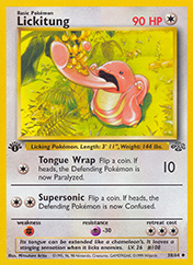 Lickitung Jungle Pokemon Card