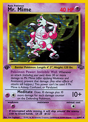 Mr. Mime Jungle Card List