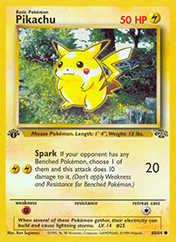Card image - Pikachu - 60 from Jungle