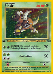Pinsir Jungle Pokemon Card