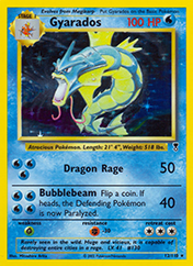 Gyarados Legendary Collection Card List