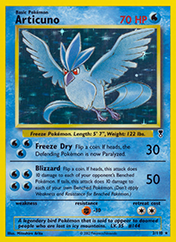 Articuno Legendary Collection Card List