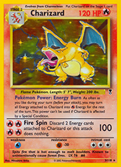 Charizard Legendary Collection Card List