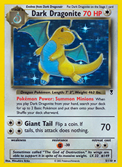 Dark Dragonite Legendary Collection Card List