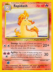 Rapidash Legendary Collection Pokemon Card