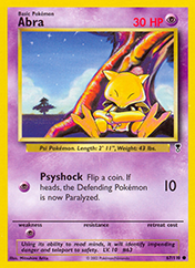 Abra Legendary Collection Pokemon Card
