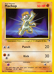 Machop Legendary Collection Pokemon Card