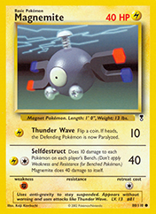 Magnemite Legendary Collection Pokemon Card