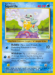Squirtle Legendary Collection Pokemon Card