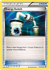 Energy Switch Legendary Treasures Pokemon Card