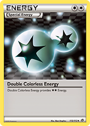 Double Colorless Energy Legendary Treasures Pokemon Card