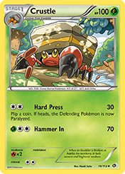 Crustle Legendary Treasures Card List