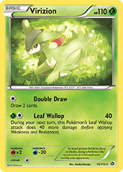 Virizion Legendary Treasures Card List