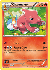 Charmeleon Legendary Treasures Card List