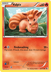 Vulpix Legendary Treasures Card List