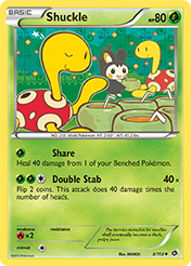 Shuckle Legendary Treasures Card List