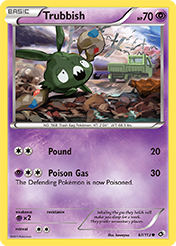 Trubbish Legendary Treasures Pokemon Card