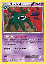 Garbodor Legendary Treasures Pokemon Card
