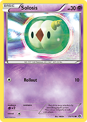 Solosis Legendary Treasures Pokemon Card