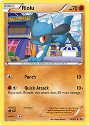 Riolu Legendary Treasures Pokemon Card