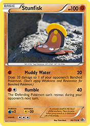 Stunfisk Legendary Treasures Pokemon Card