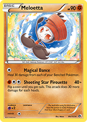 Meloetta Legendary Treasures Pokemon Card
