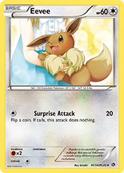 Eevee Legendary Treasures Pokemon Card