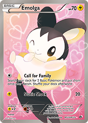 Emolga Legendary Treasures Pokemon Card
