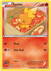 Torchic Legendary Treasures Pokemon Card