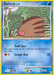 Swinub Legends Awakened Pokemon Card