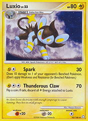 Luxio Legends Awakened Pokemon Card
