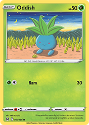 Oddish Lost Origin Card List