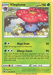 Vileplume Lost Origin Card List