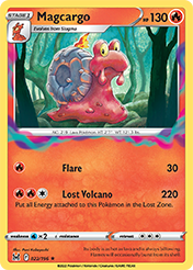 Magcargo Lost Origin Pokemon Card