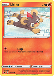 Litleo Lost Origin Pokemon Card
