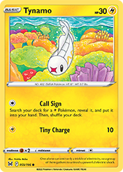 Tynamo Lost Origin Pokemon Card
