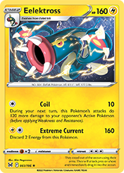 Eelektross Lost Origin Pokemon Card
