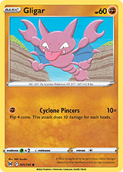 Gligar Lost Origin Pokemon Card