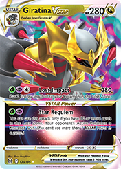 Giratina-VSTAR 201/196 in Portuguese Lost Origin Pokémon TCG