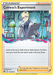 Colress's Experiment Lost Origin Pokemon Card