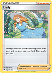 Lady Lost Origin Pokemon Card